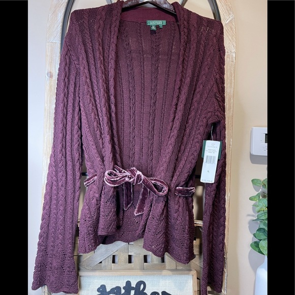 Lauren Ralph Lauren Sweaters - RALPH LAUREN* Purple Sweater in EUC.  Size Large